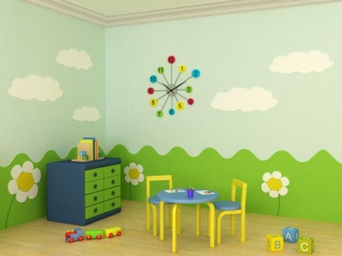 garden theme church nursery decorations