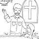 Pastor Coloring Page