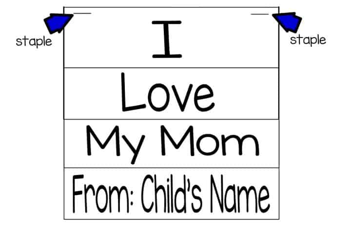 Mother's Day Flip Book - Easy Gift Idea