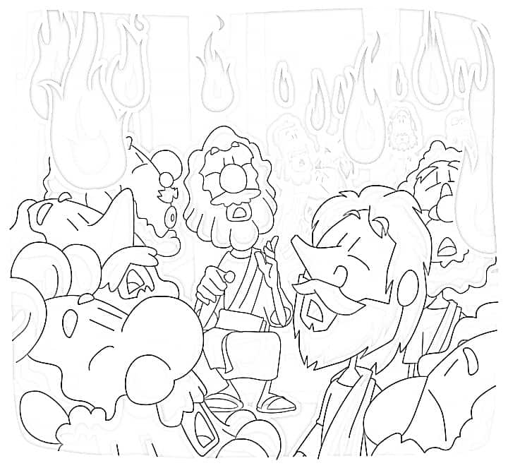 Pentecost Sunday Coloring Pages