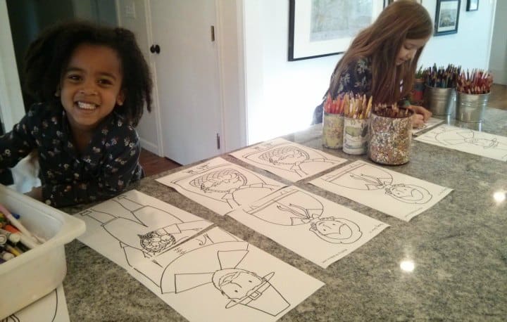 Thanksgiving Pilgrim Coloring Pages