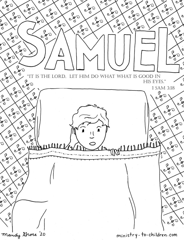 Samuel coloring page