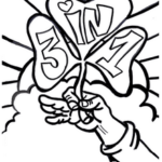 Coloring page for Saint Patrick's Day